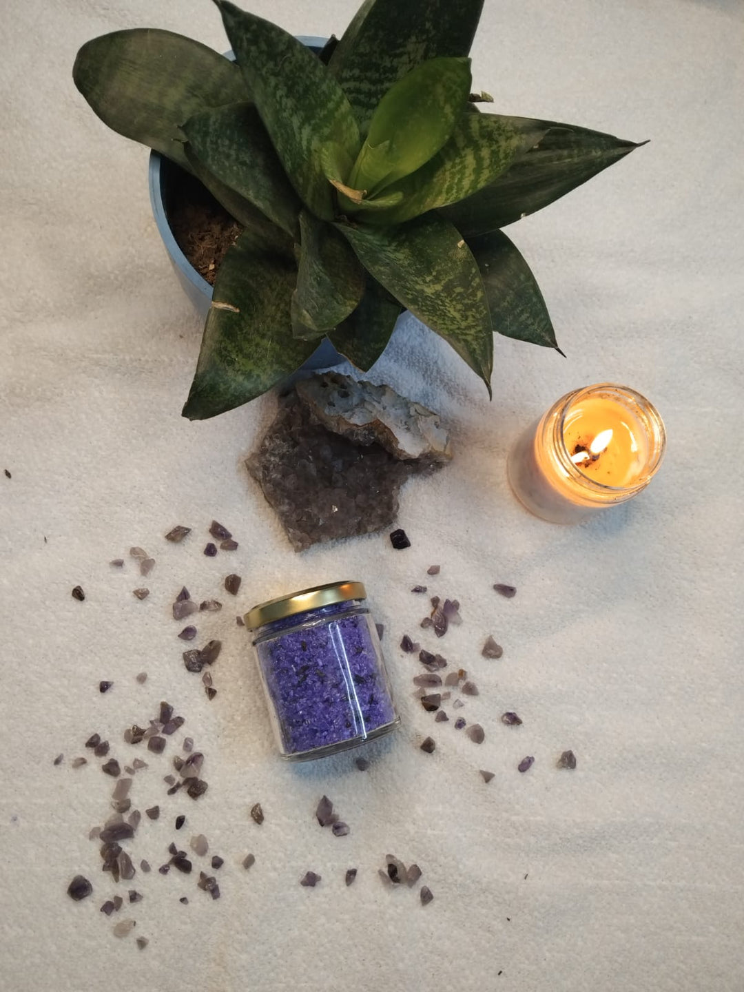 Lavender salt