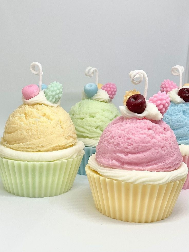 Cup Cake Candle